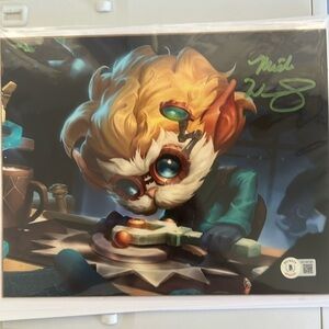 Bam Box - Arcane - Autograph - Mick Wingert Cecil B. Heimerdinger - Beckett COA